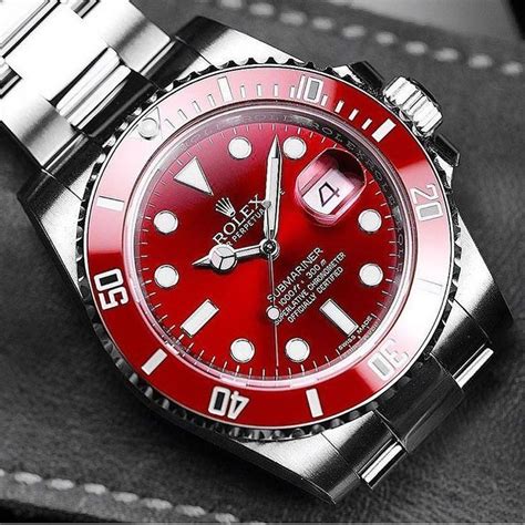 rolex watch submariner red|rolex submariner red black bezel.